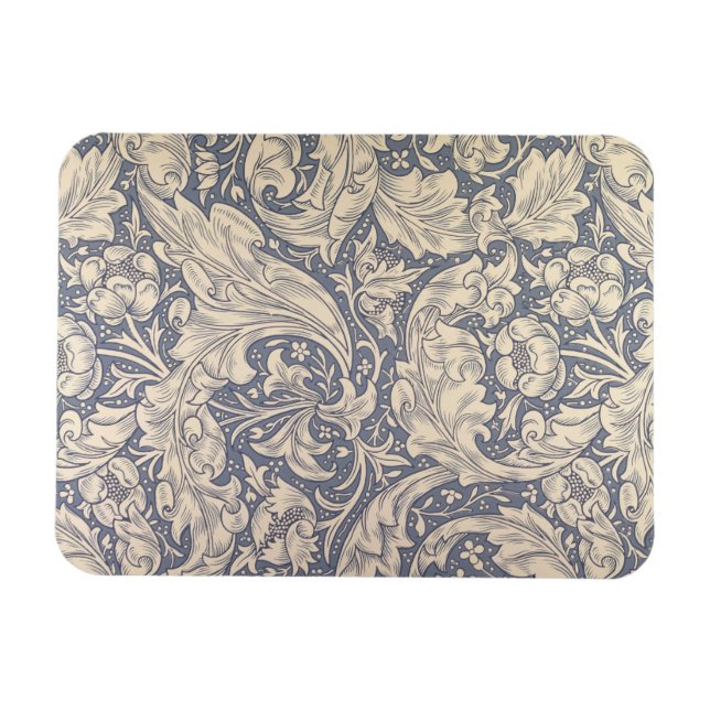 Íman design de "margarida" (têxtil) (Horizontal)