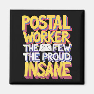Íman Design de Memória de Cotação do Trabalhador Postal