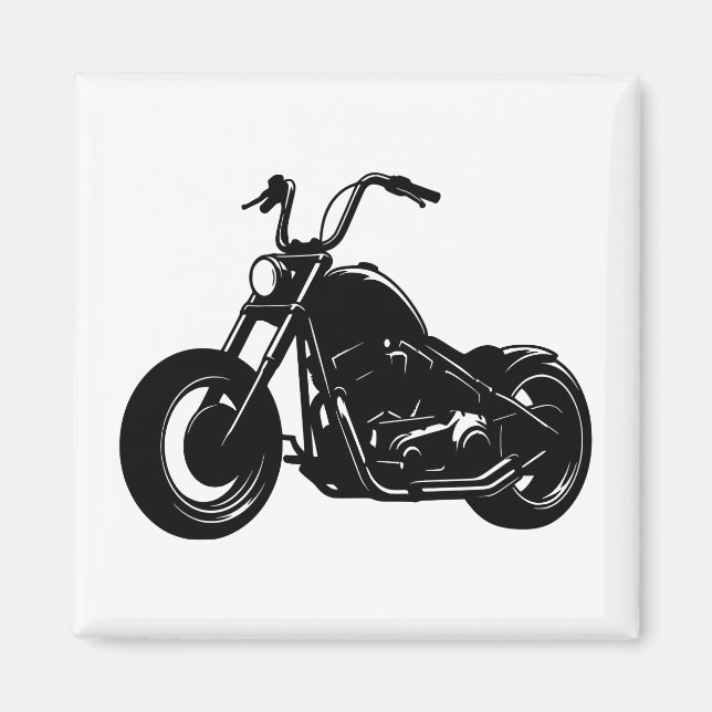Íman Design de Moto Cruiser Clássico (Frente)