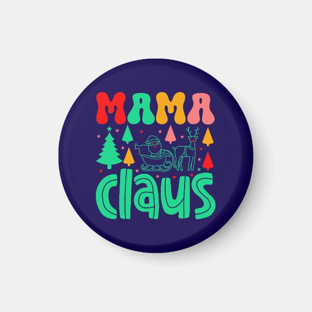 Íman Design de Natal de Mama Claus-60097 (Frente)