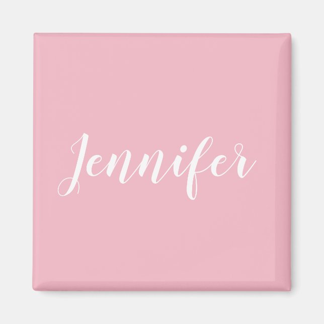 Íman Design de Nome da Jennifer Personalizada da Caligr (Frente)