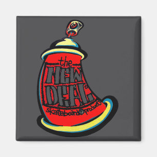 Íman Design de Novo Skateboard Aerosol