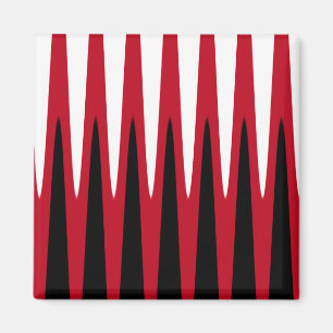 Íman Design de onda vermelho