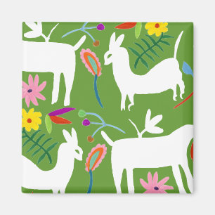Íman Design de Otomi Moderno   Llama Donkey Design