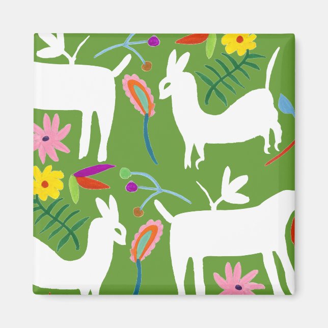 Íman Design de Otomi Moderno | Llama Donkey Design (Frente)