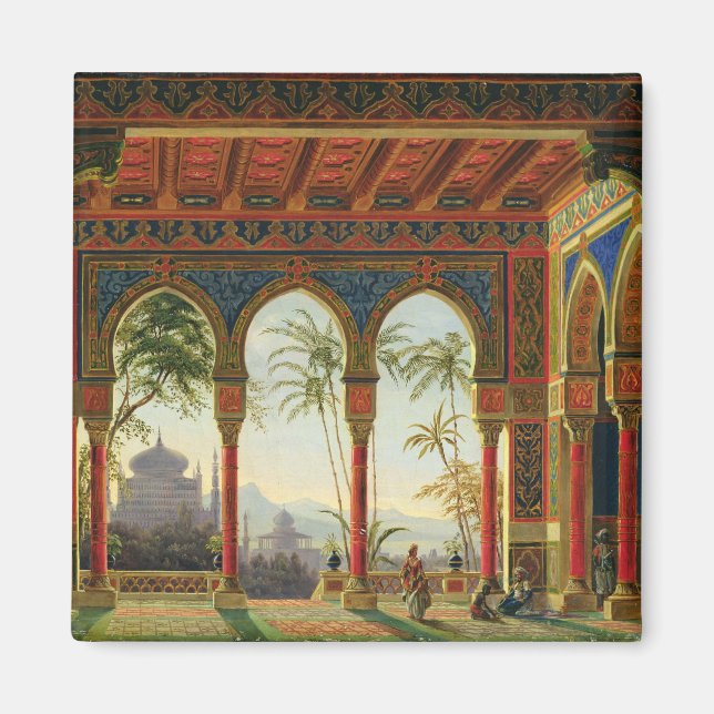 Íman design de palco para a ópera "Ruslan e Lyudmila" (Frente)