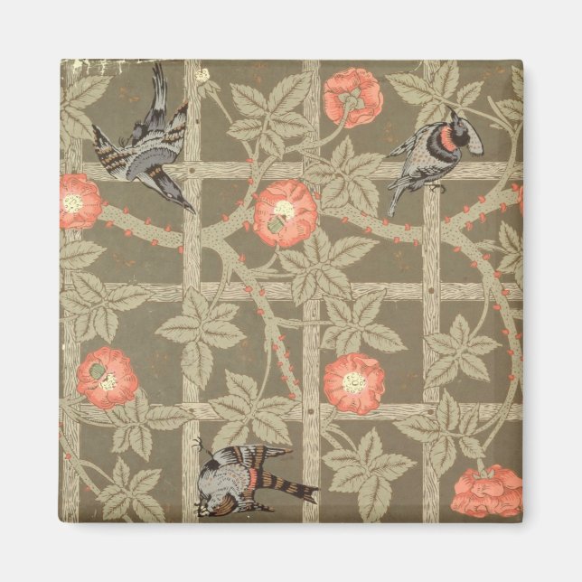 Íman Design de papel de parede de Trellis com um suport (Frente)