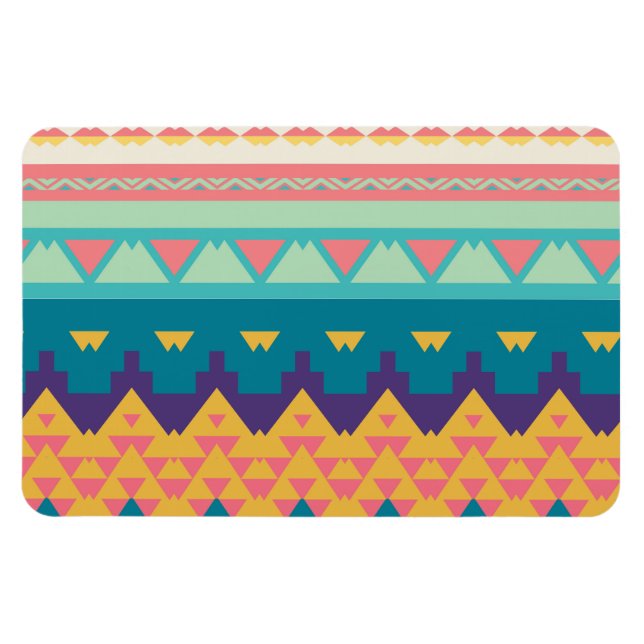 Íman Design de pastel tribal (Horizontal)