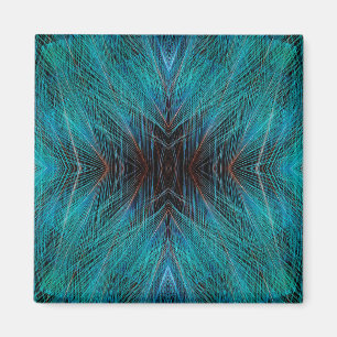 Íman Design de Pena Fractal do Ave do Paraíso