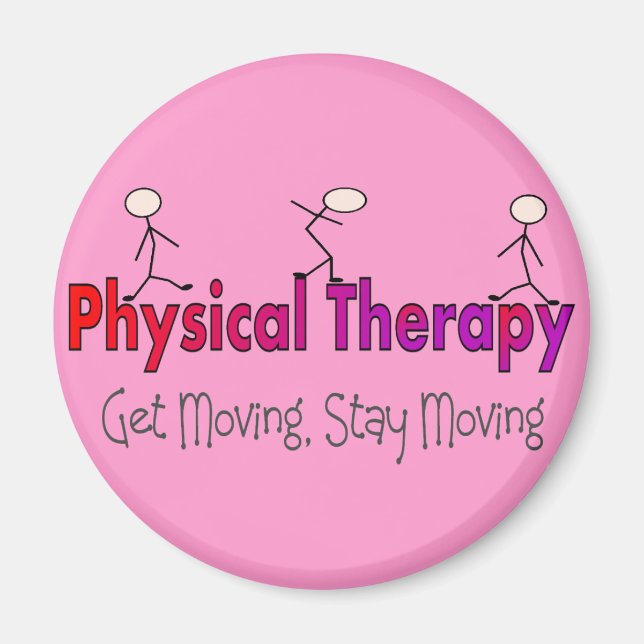 Íman Design de Pessoas com Stick de Terapia Física (Frente)