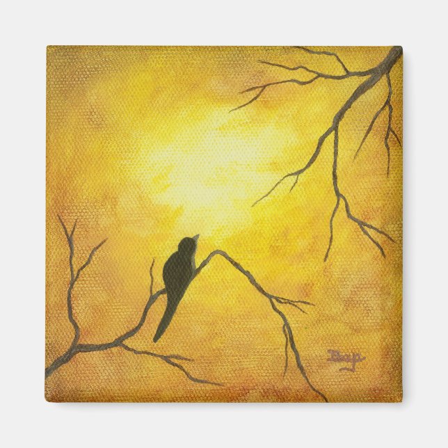 Íman Design de pintura de Abstrato contemporâneo (Frente)