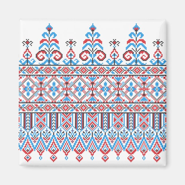 Íman Design de pontos cruzados (Frente)