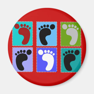 Íman Design de Popart dos presentes do Podiatrist dos