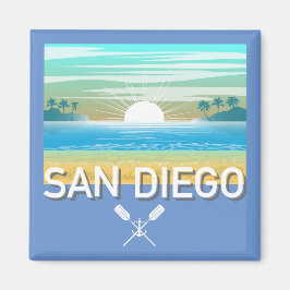 Íman Design de San Diego - Magnet Quadrado