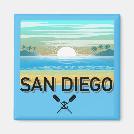 Íman Design de San Diego - Magnet Quadrado