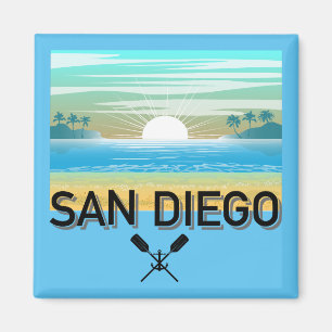 Íman Design de San Diego - Magnet Quadrado