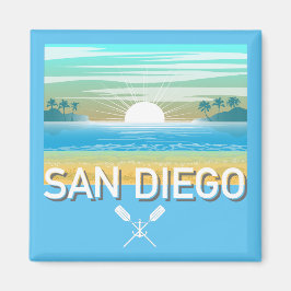 Íman Design de San Diego - Magnet Quadrado