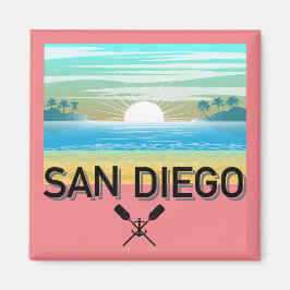 Íman Design de San Diego - Magnet Quadrado