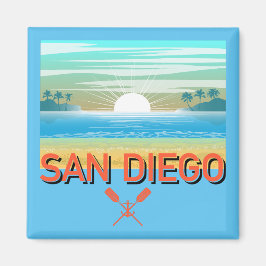 Íman Design de San Diego - Magnet Quadrado