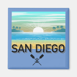 Íman Design de San Diego - Magnet Quadrado