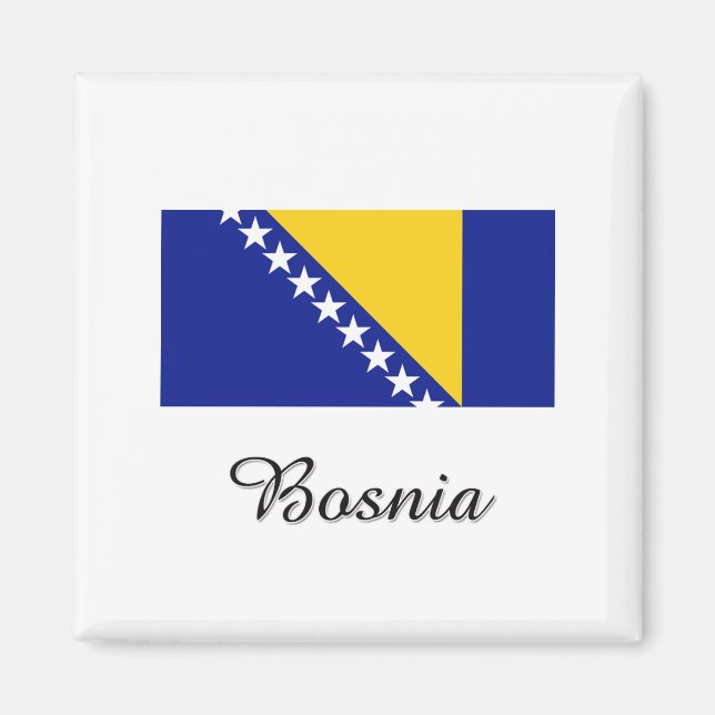 Íman Design de Sinalizador da Bósnia (Frente)
