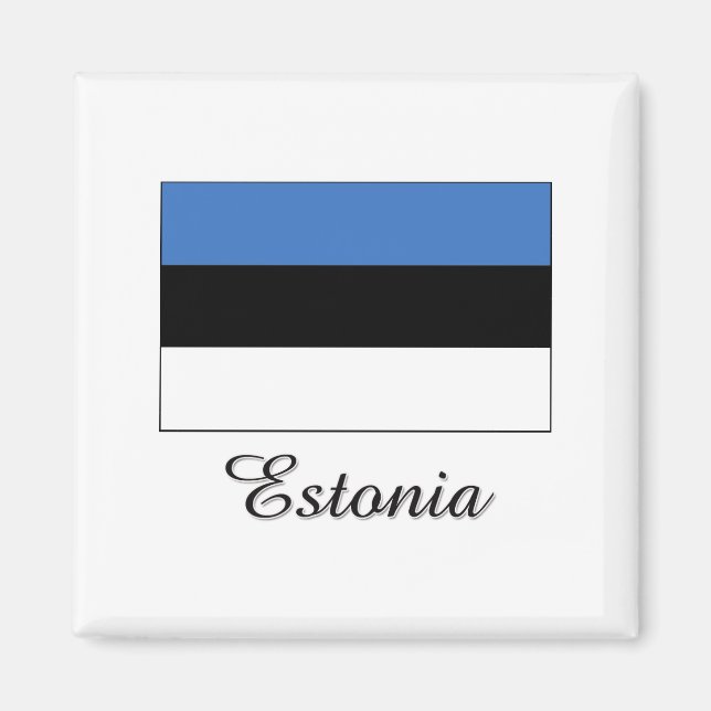 Íman Design de Sinalizador da Estônia (Frente)