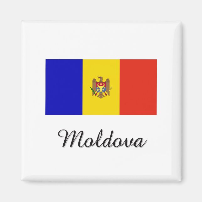Íman Design de Sinalizador da Moldávia (Frente)