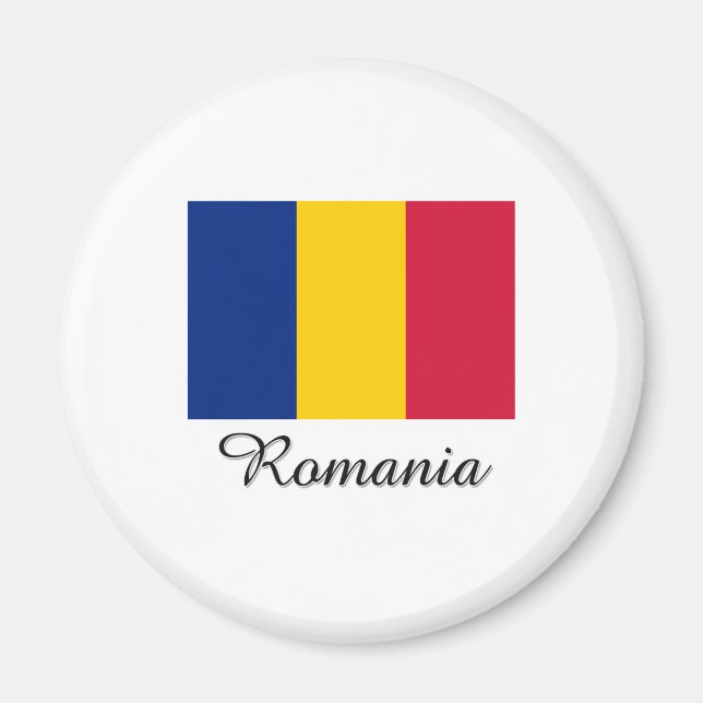 Íman Design de Sinalizador da Romênia (Frente)