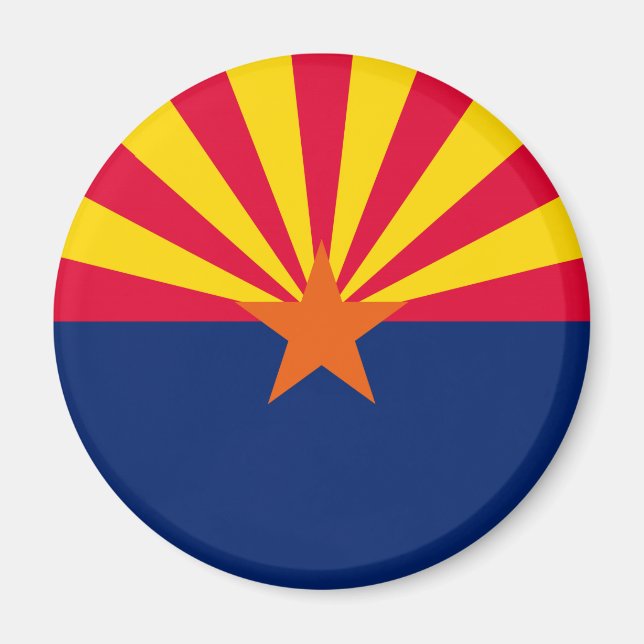Íman Design de Sinalizador do Estado da arizona (Frente)