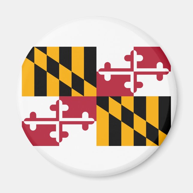 Íman Design de Sinalizador do Estado de Maryland (Frente)