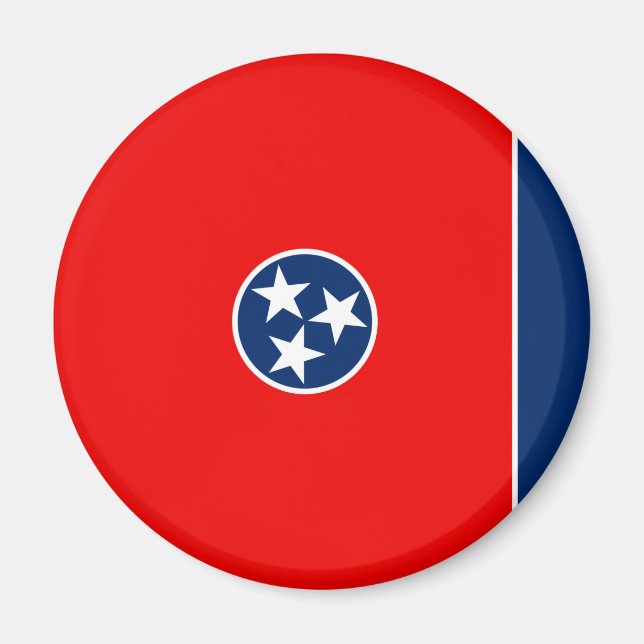 Íman Design de Sinalizador do Estado do Tennessee (Frente)