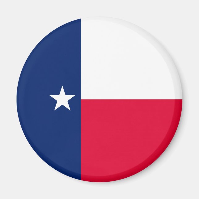 Íman Design de Sinalizador do Estado do Texas (Frente)