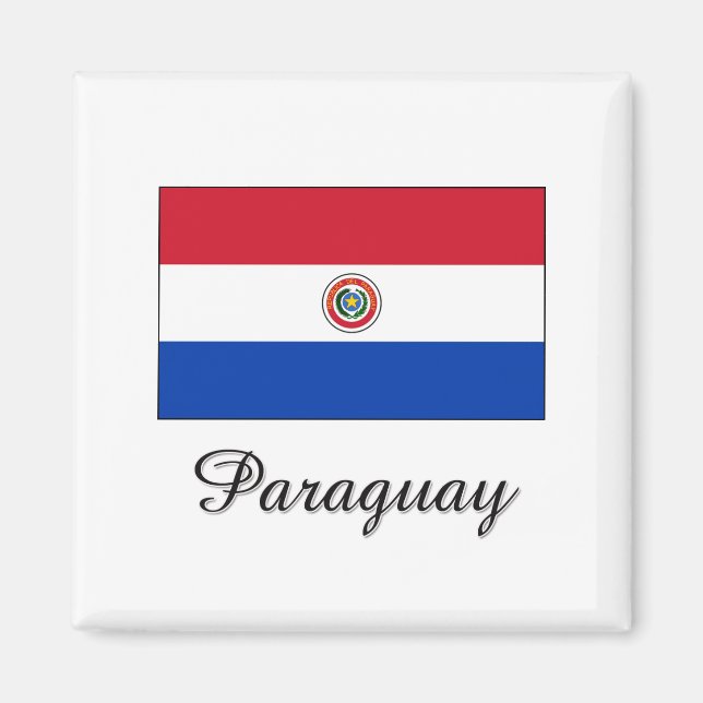 Íman Design de Sinalizador do Paraguai (Frente)