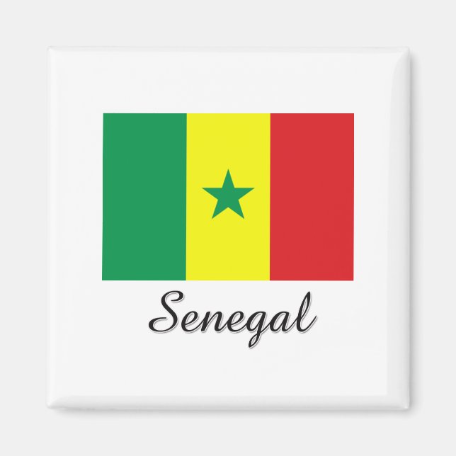 Íman Design de Sinalizador Senegal (Frente)