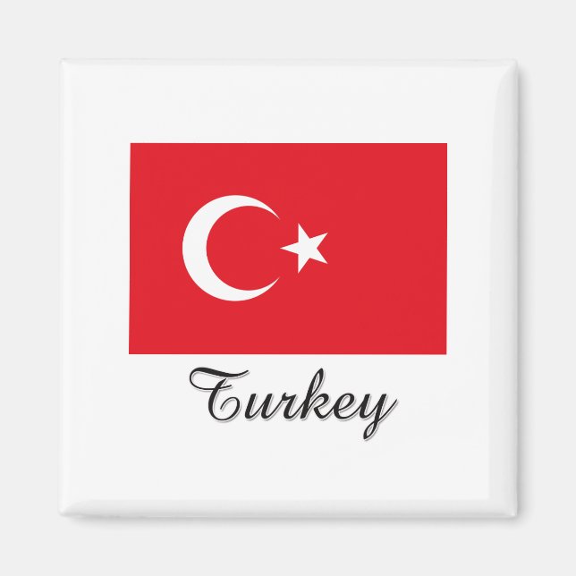Íman Design de Sinalizador Turquia (Frente)