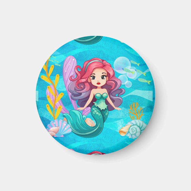 Íman Design de sirene mística (Frente)