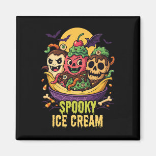 Íman Design de Sorvete de Shert Halloween,  assustador