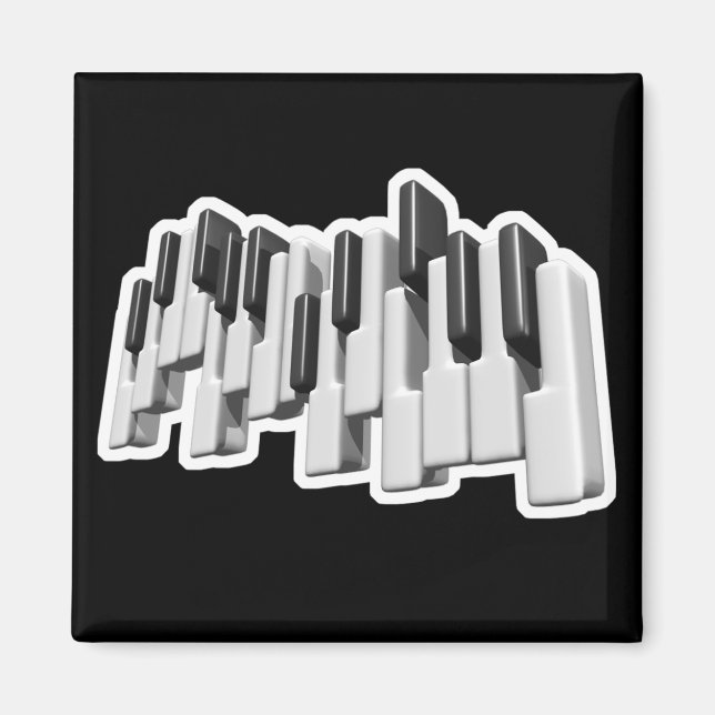 Íman design de teclas de piano (Frente)