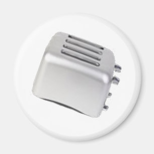 Íman Design de Torre Retroativa Vintage - Cinza B&W