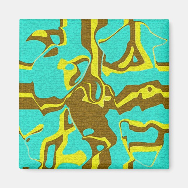 Íman Design de Turquesa (Frente)