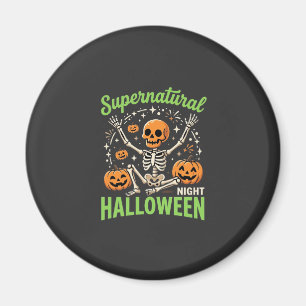 Íman Design de Vetor de Halloween de Esqueleto Supernat