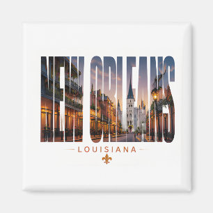 Íman Design de Viagem Nova Orleans Louisiana