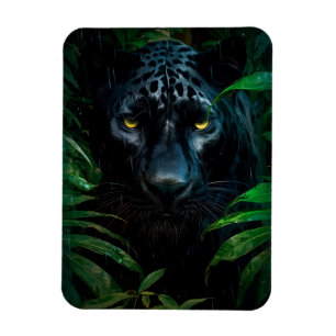 Íman Design de Vida Selvagem da Selva da Pantera Negra
