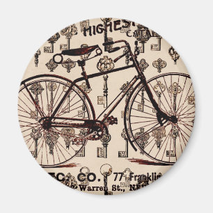 Íman design de Vintage Bicycle Steampunk