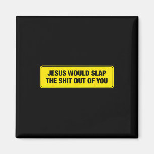 Íman Design Divertido Jesus Dar-lhe-ia Uma Palmada