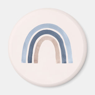 Íman Design do Arco-Íris Azul e Pêssego