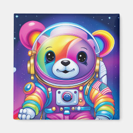 Íman Design do Astronauta do Urso - Magnet