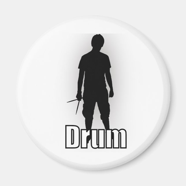Íman Design do baterista (Frente)