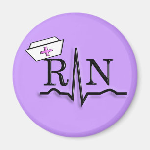 Íman Design do boné da enfermeira do RN QRS