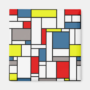 Íman Design do estilo de Mondrian